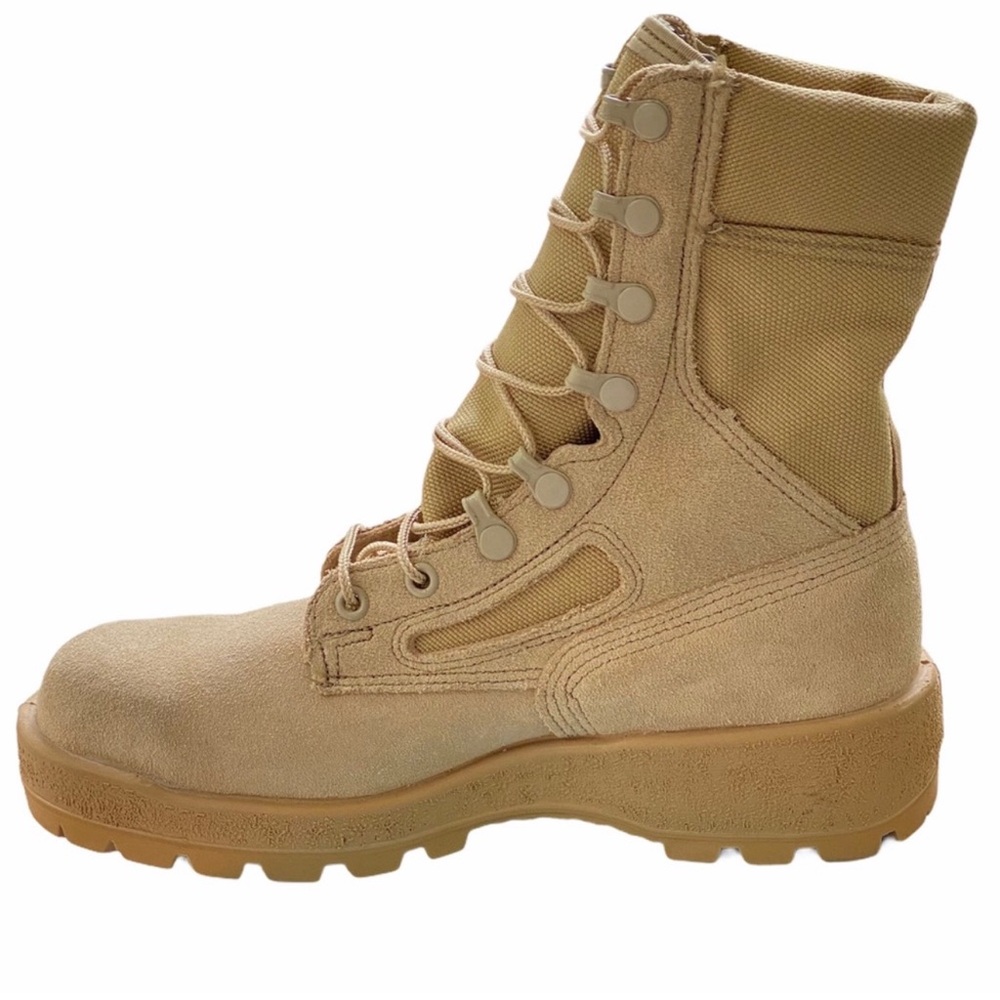 Wellco Temperate Weather Combat Boots (desert tan - size 7-7.5womens) army boot